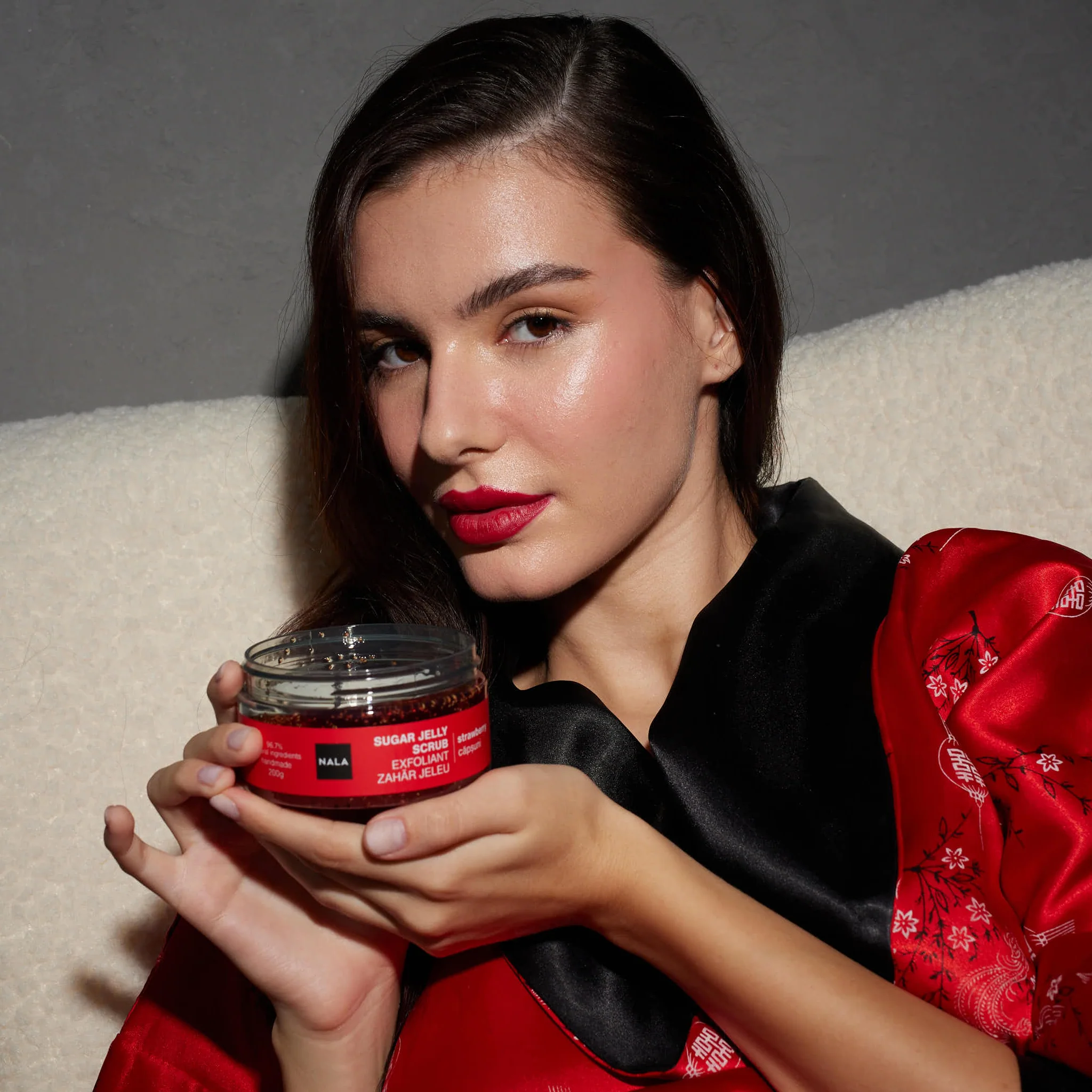 Exfoliant Zahăr Jeleu - Căpșuni - Image 4