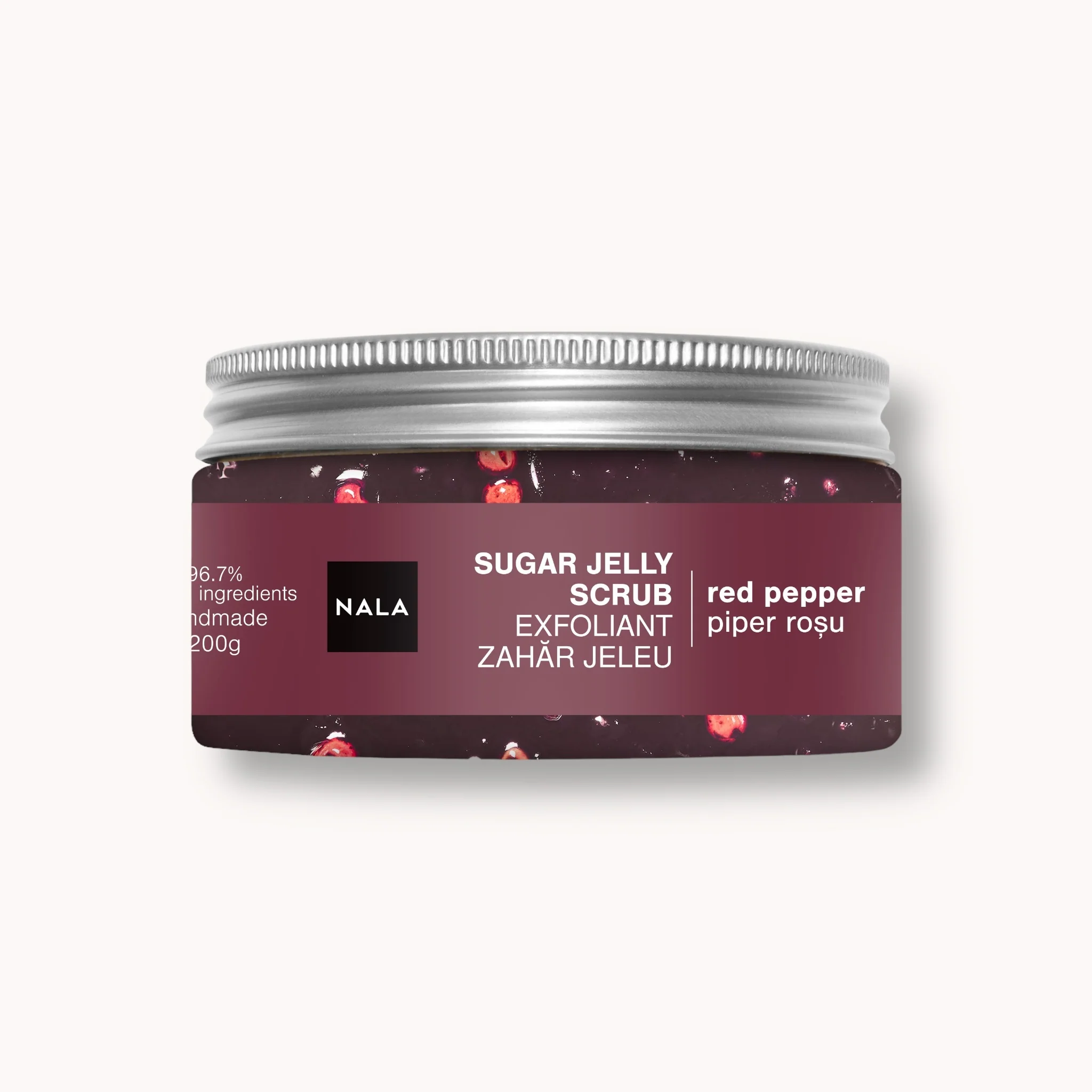 Exfoliant Zahăr Jeleu - Piper Roșu - Image 4