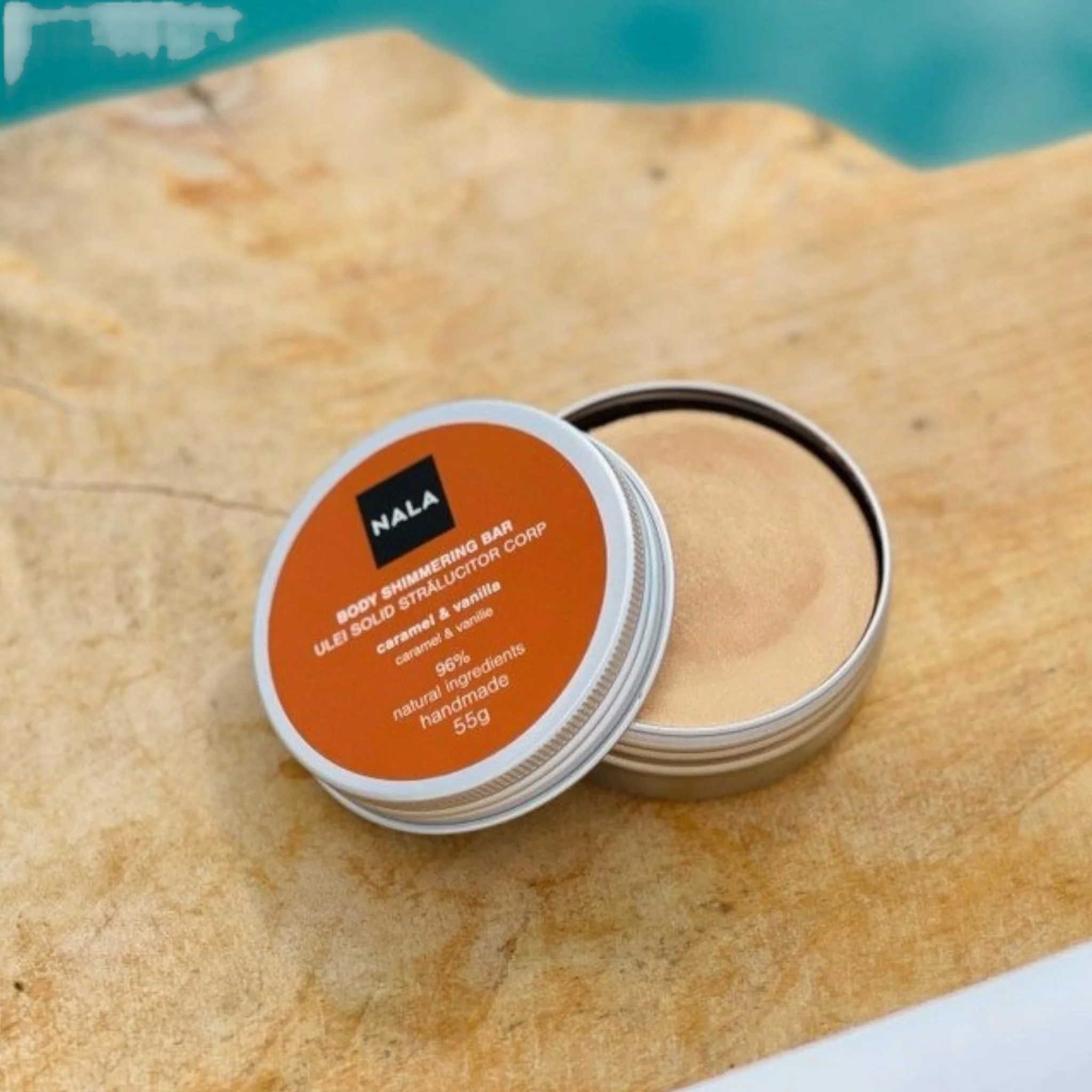 Ulei solid Strălucitor Corp - Caramel & Vanilie - Image 4