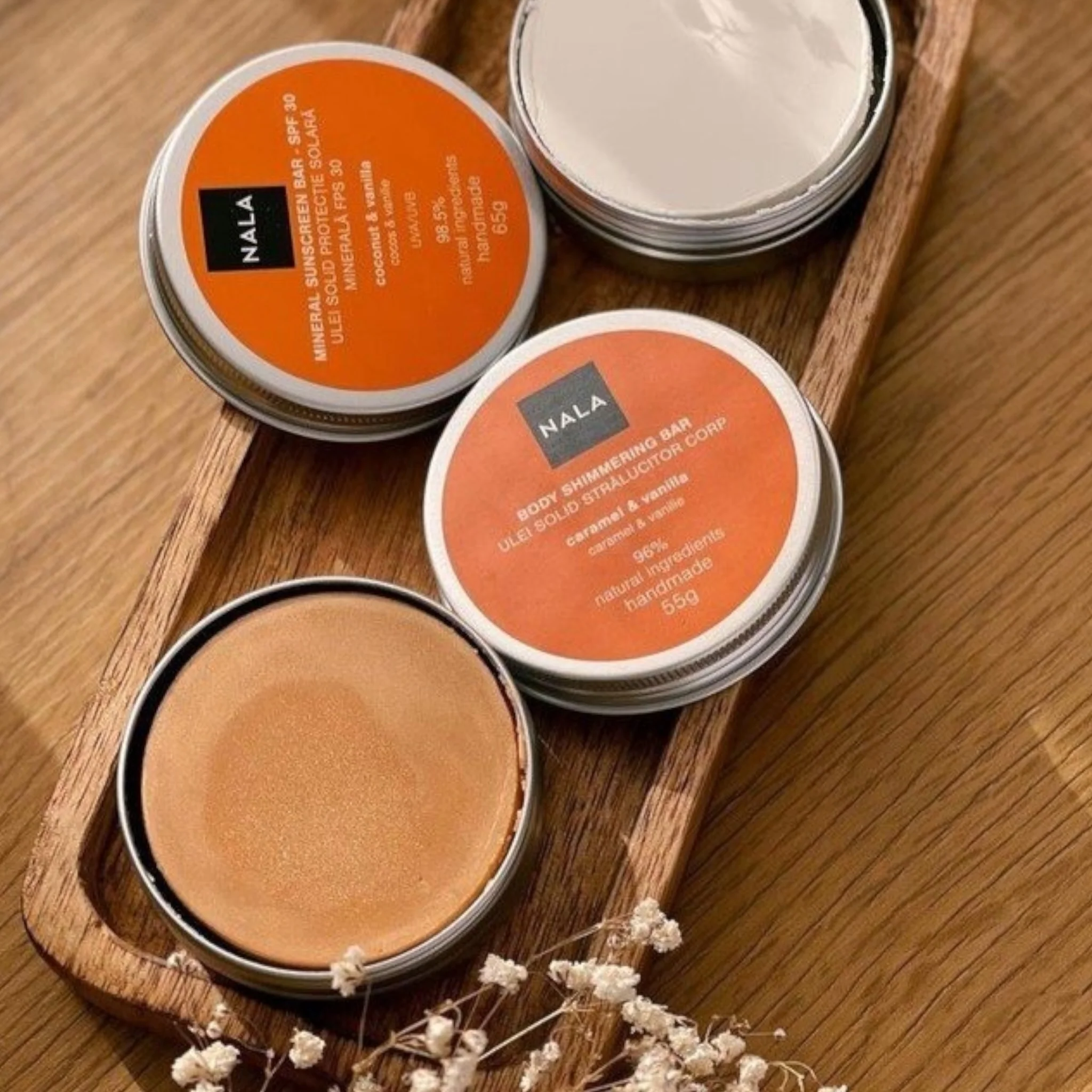 Ulei solid Strălucitor Corp - Caramel & Vanilie - Image 6